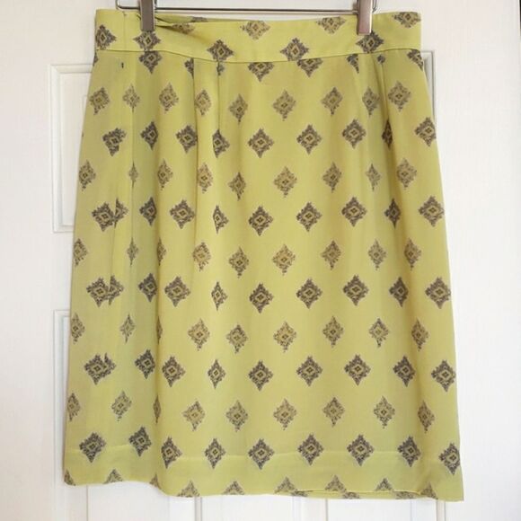 Vintage LIZ CLAIBORNE Wrap Skirt Green Gray - Picture 1 of 8